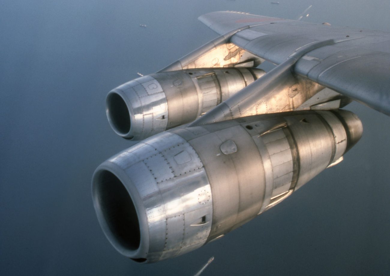 747用のオリジナルエンジンとして開発されたJT9Dは、当時としては画期的なバイパス比5を達成。