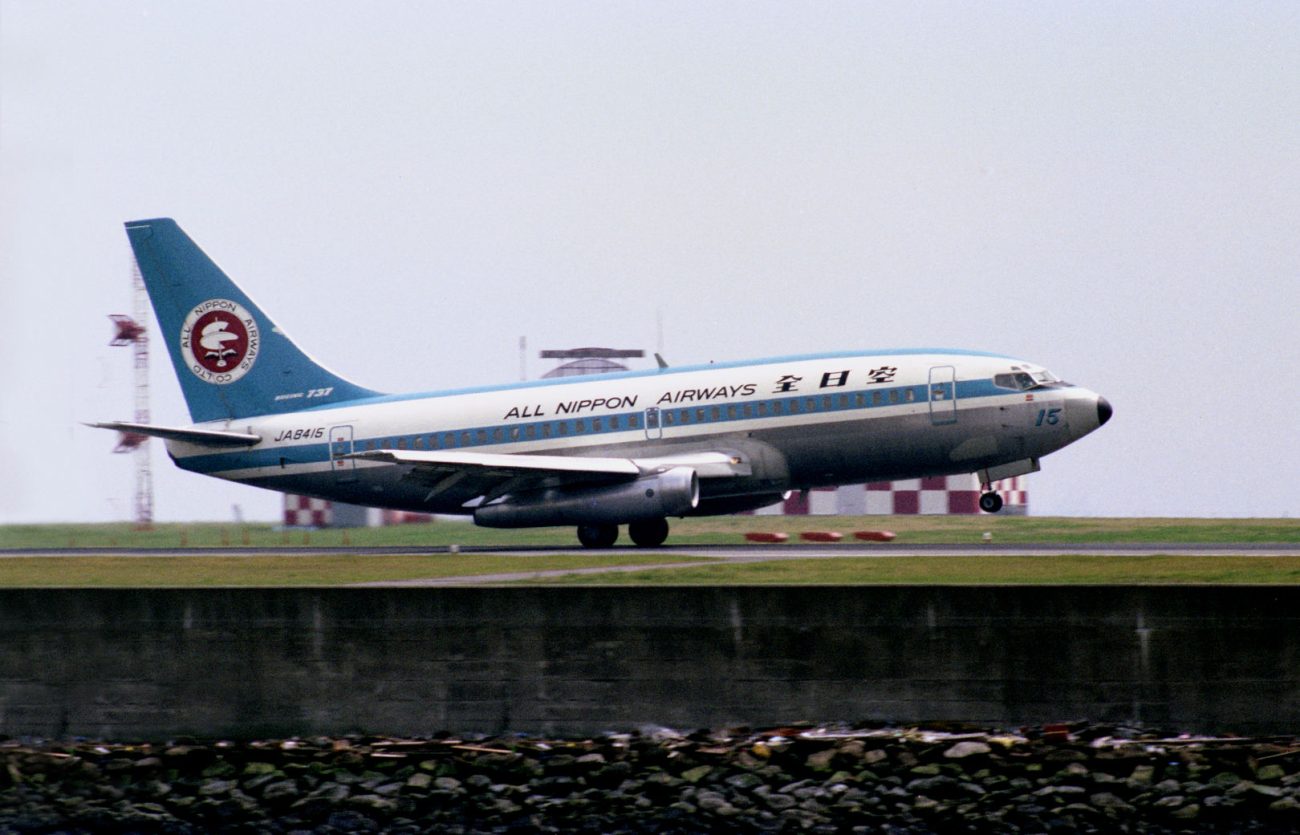 ANAが運航していた737-200。