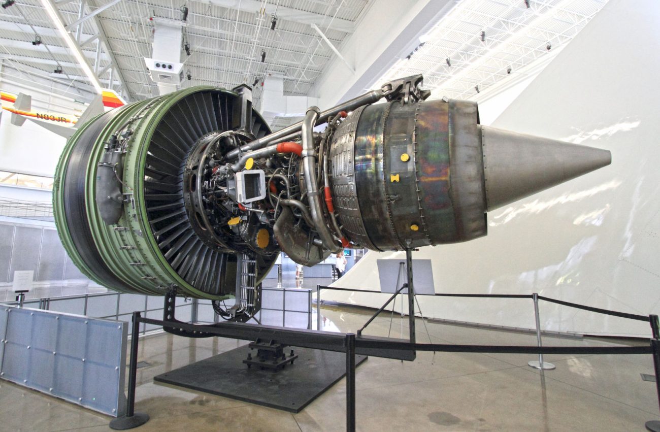 ボーイング777装備されているGE90。