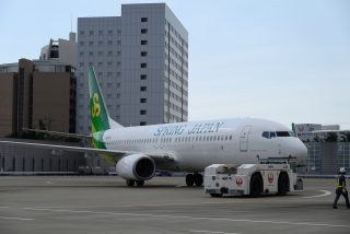 スプリング・ジャパンのボーイング737-800。