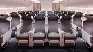 大韓航空が新たに設定した「プレミアムクラス」。