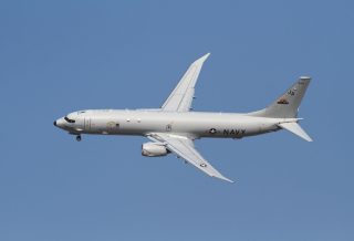 737NGの派生型であるP-8哨戒機。