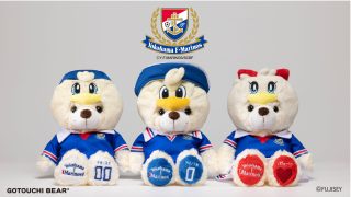 横浜F・マリノスのご当地ベアが登場。