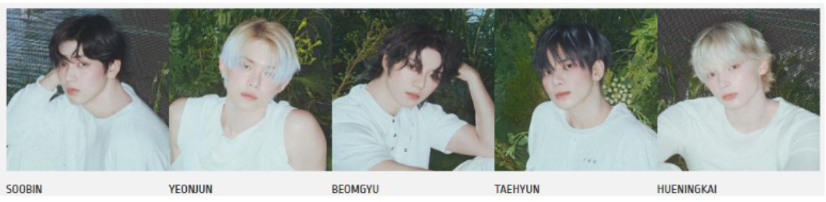 グループ名の「TOMORROW X TOGETHER」は「それぞれ違う君と僕がひとつの夢で集まって共に明日を作って行く」という意味を持つ。