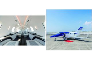 ツアーに利用されるHondaJet Elite II