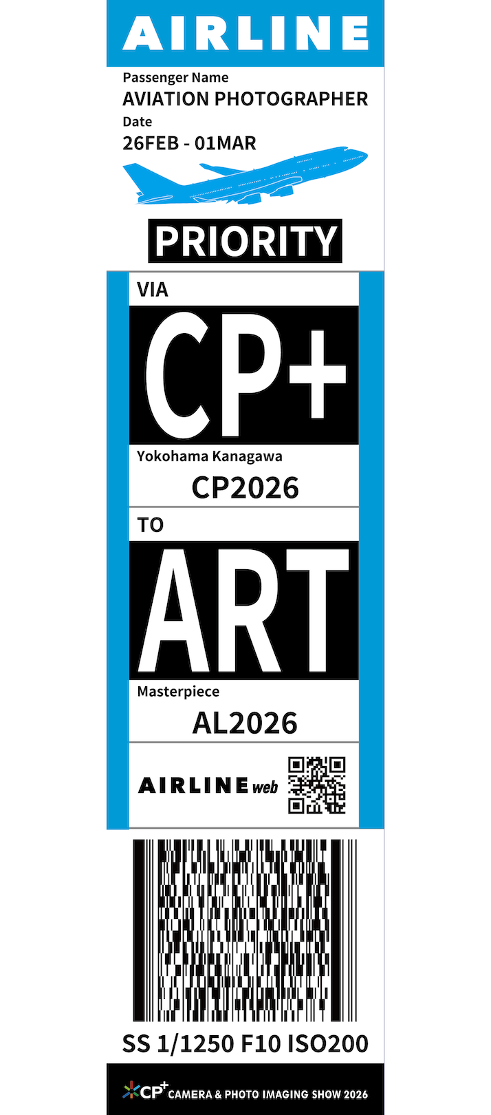 SNSフォローでプレゼント！ バゲージタグ風ステッカー