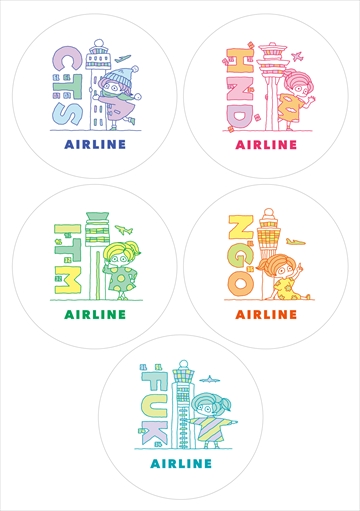 航空関連本のご購入でプレゼント！「空美ちゃん」特製ステッカー