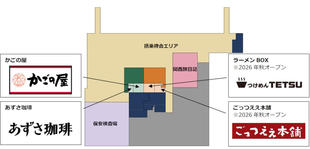 第2ターミナル（国内線）マップ