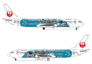 737-800の特別塗装機「JAL Jubilee Express」