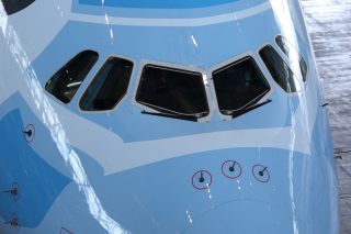 A380のコクピット窓は新設計だが、基本構成はA300と同じだ。