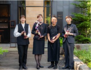 「葡萄と林檎のジュース」の機内販売は今回で5回目。