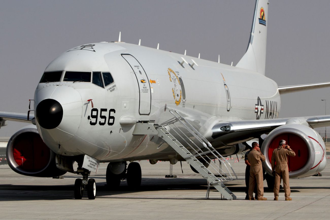ボーイング737NGから派生した米海軍の多目的哨戒機P-8。