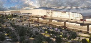 タシケント新国際空港の完成予想イメージ